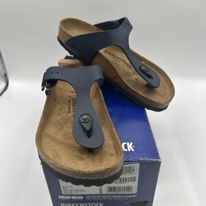NEW Birkenstock Gizeh BS Sandal,Women's Regular Fit, Size 36 EU/US 5,Blue,(NIB)
